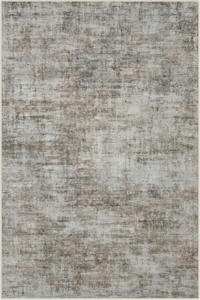 10x14 Area Rugs Washable Rug: Modern Abstract Living Room Rug Soft Anti-Skid