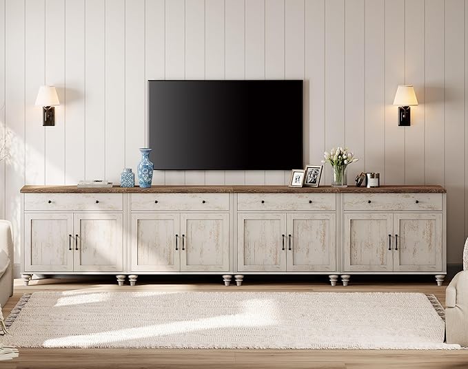 WAMPAT Large TV Stand for 100 inch TV
