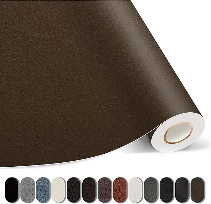 Kangshoon Leather Repair Patches, 17X79 Inch Self-Adhesive Leather Repair Tape