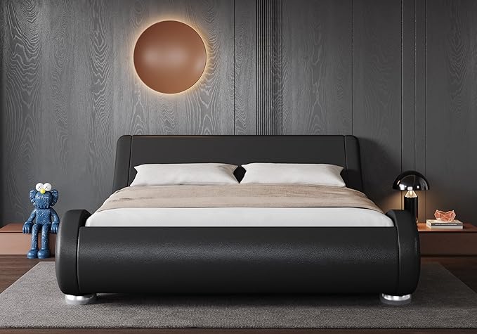 Allewie Full Size Upholstered Platform Bed Frame