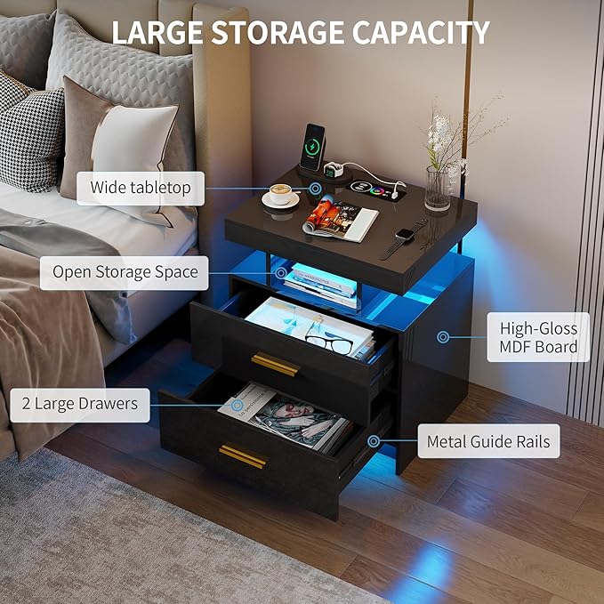 Smart Night Stand Set of 2