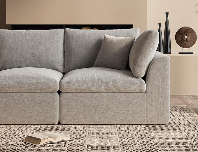 ohllob 78.9" Loveseat Sofa, Cloud Boneless Couches