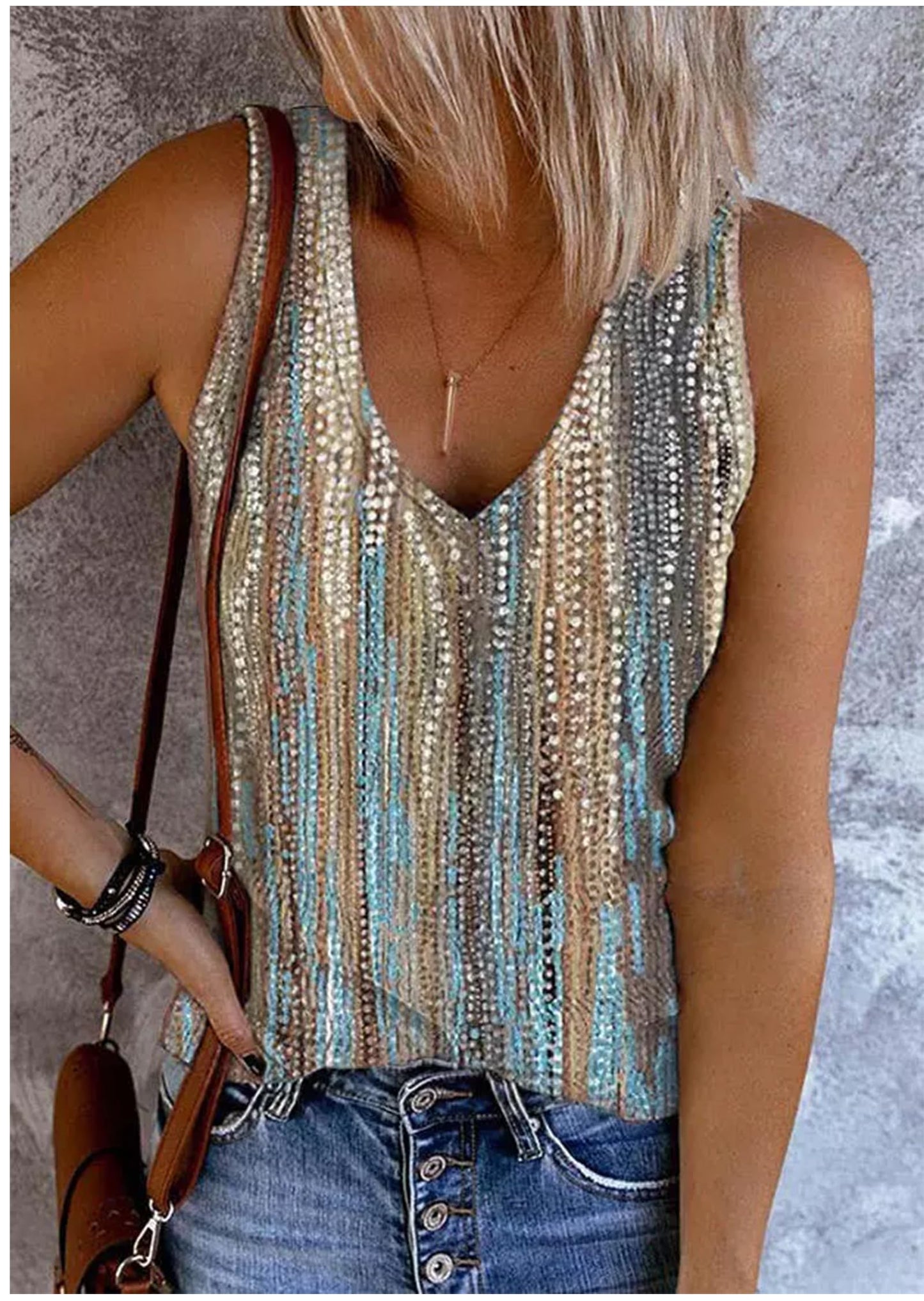 Women's Tank Tops Summer Racerback Casual Basic Tank Tops Ribbed Knit Fitted Sleeveless Shirts Cute Crew Neck Cami Tops(Dot Multicolor -08,Large)