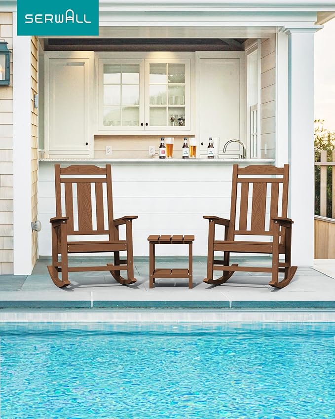 SERWALL HDPE Outdoor Rocking Chair