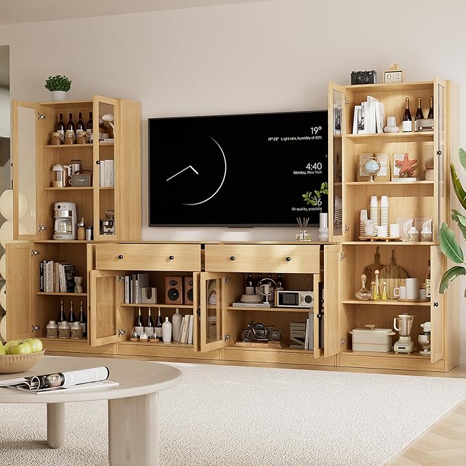 TUSY 71" TV Stand Storage Set