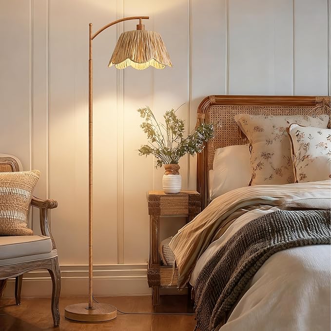 Oneach Boho Floor Lamp for Living Room