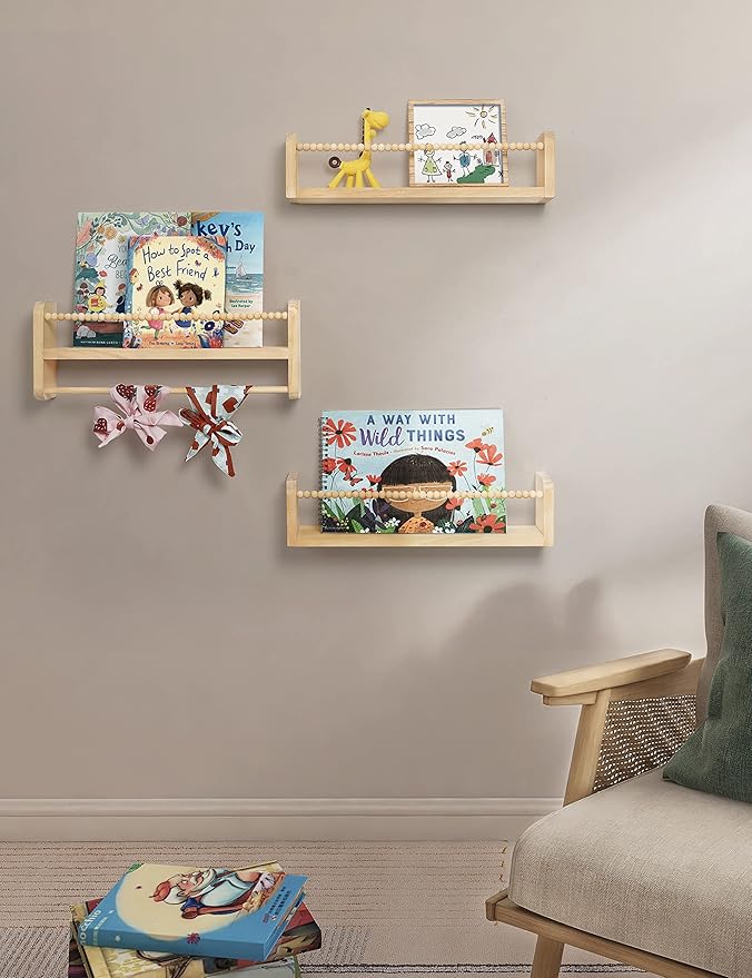 Maxpeuvon Nursery Floating Shelves