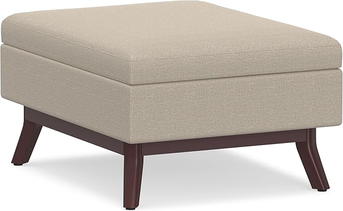 SIMPLIHOME Owen Coffee Table Storage Ottoman