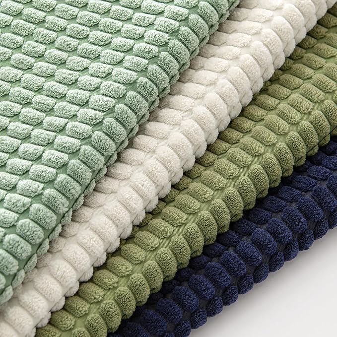 MIULEE Modern Farmhouse Decorative Spring Pillow Covers 18x18 Inch Set of 4