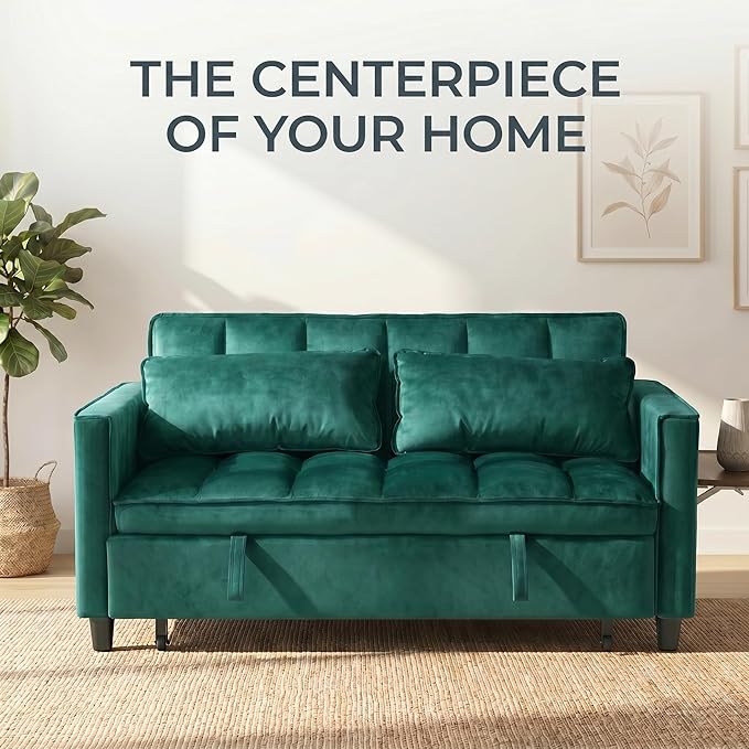 4 in 1 Convertible Sofa Bed, Pull Out Couch