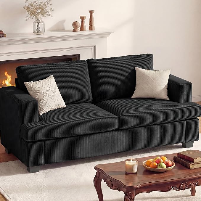 Apicizon 63" Loveseat Sofa Couch, Cloud Couch Lounge Sofa