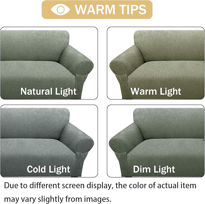 Loveseat Slipcover with 2 Pillow Cover