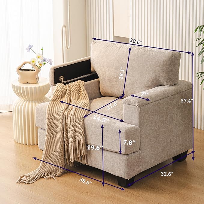 Rexulqo Oversized Accent Chair
