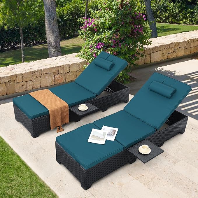 WAROOM Outdoor Chaise Lounge Chairs