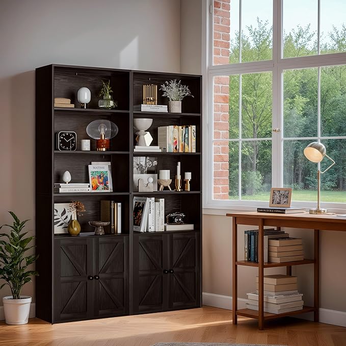 Furniwell Industrial Bookshelf and Bookcases