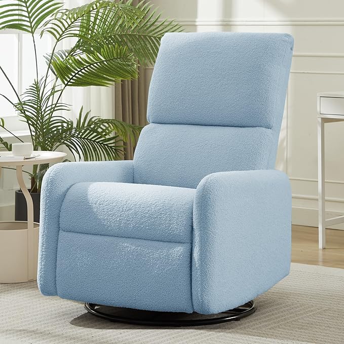Korser 360° Rocking Chair, Nursery Rocker Chair