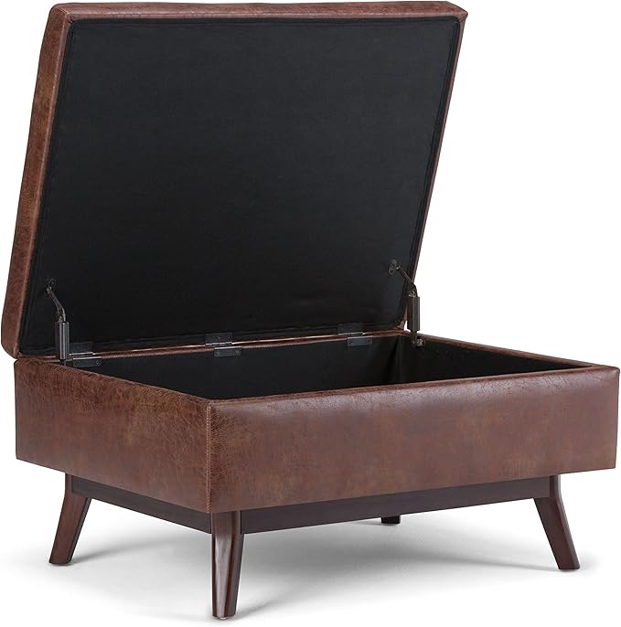 SIMPLIHOME Owen Coffee Table Storage Ottoman