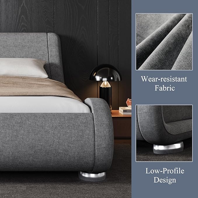 Allewie King Size Bed Frame