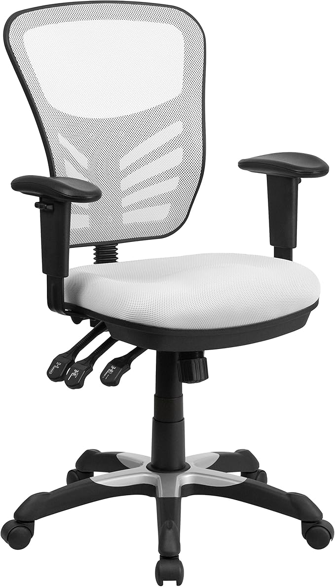 Flash Furniture Nicholas Mid-Back Swivel Office and Gaming Chair, Ergonomic