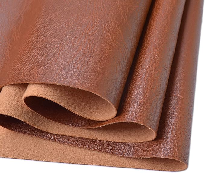 Wento Thick Faux Leather Fabric Soft Skin Grain PU Leather