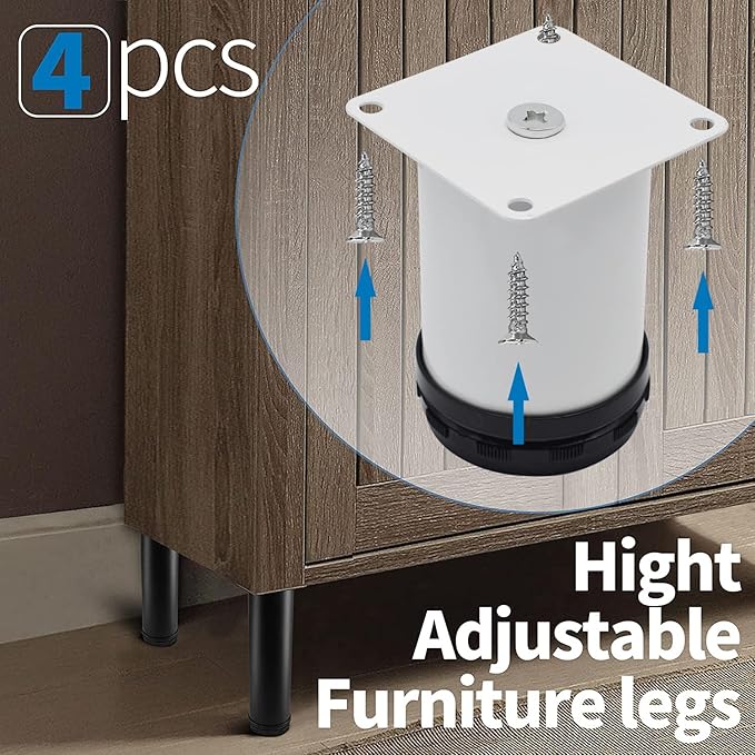 3 Inch Metal Furniture Legs