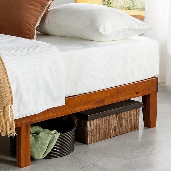 Mellow Naturalista Classic 12 Inch Solid Wood Platform Bed