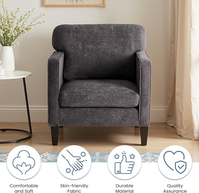 DUMOS Modern Accent Chairs for Living Room, Corner Chairs for Adults, Reading
