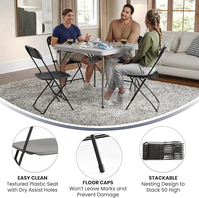 Flash Furniture Hercules Series Plastic Folding Chair