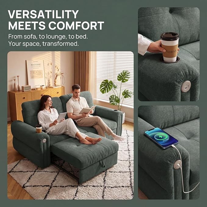 Convertible Couches, Queen Size Pull Out Sofa Bed