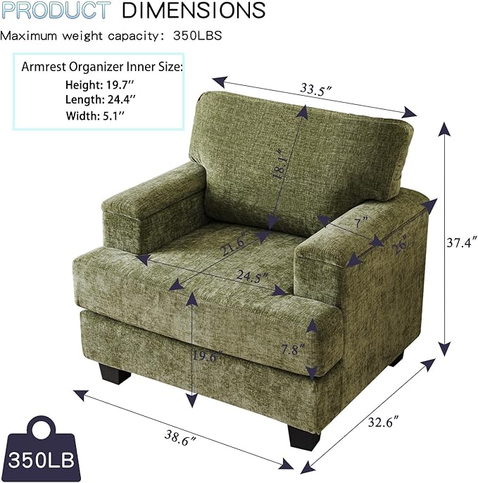 Rexulqo Oversized Accent Chair