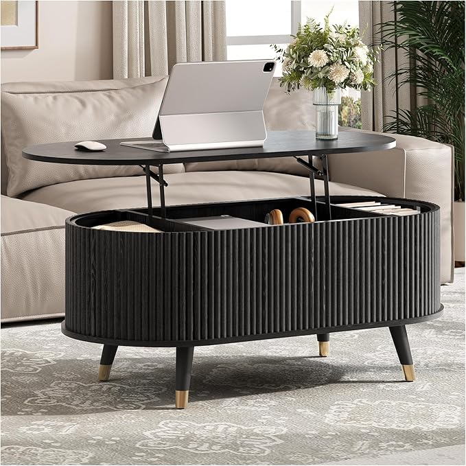 42.5" Oval Lift Top Coffee Table