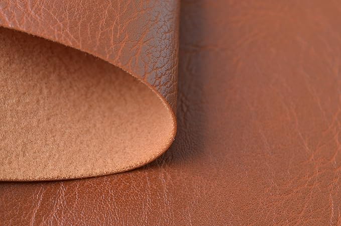 Wento Thick Faux Leather Fabric Soft Skin Grain PU Leather
