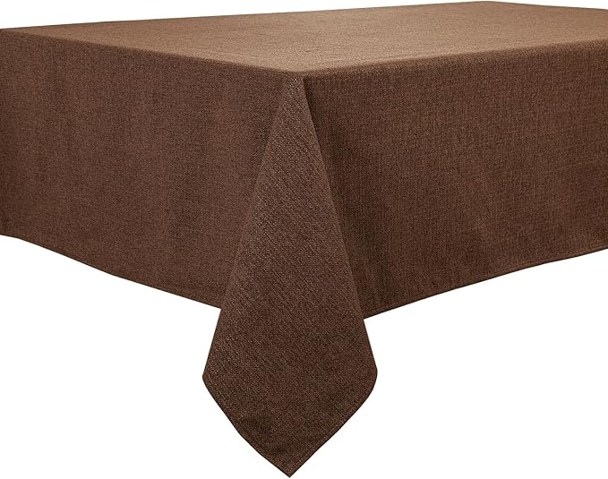 BALCONY & FALCON Square Tablecloth Washable Wrinkle Resistant and Water Proof