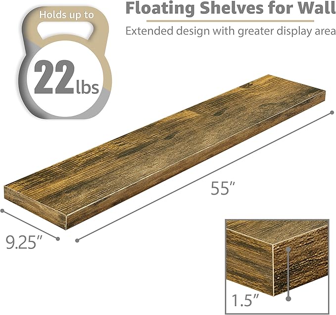 Sorbus Floating Shelves for Wall
