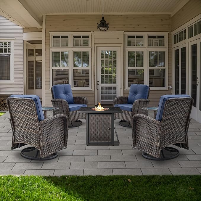 Belord 7 Piece Wicker Patio Furniture Set