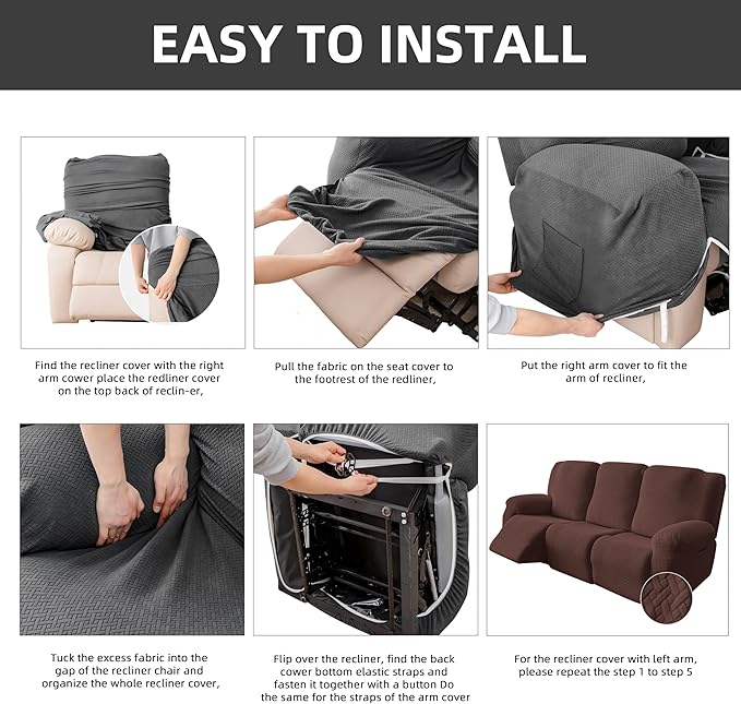 Genina Recliner Sofa Covers