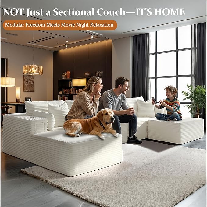 37" Cloud Sectional Couch Ottoman