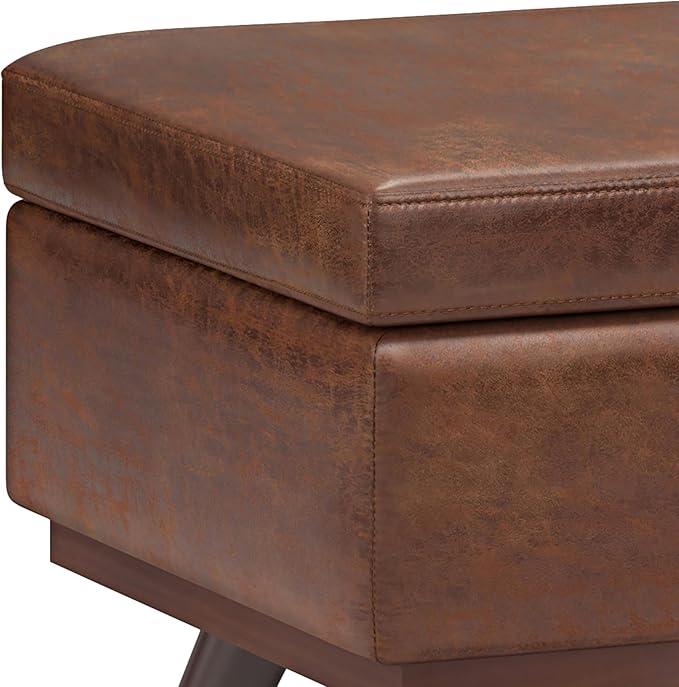 SIMPLIHOME Owen Lift Top Coffee Table Storage Ottoman