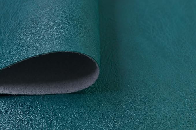 Wento Thick Half Yard Faux Leather Fabric Soft Skin Grain PU Leather