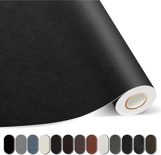 Kangshoon Leather Repair Patches, 35X79 Inch Self-Adhesive Leather Repair Tape