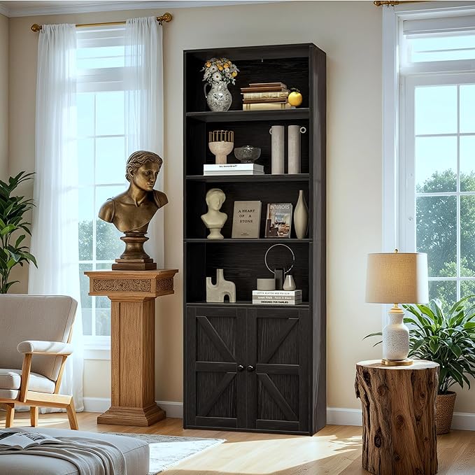 Furniwell Industrial Bookshelf and Bookcases