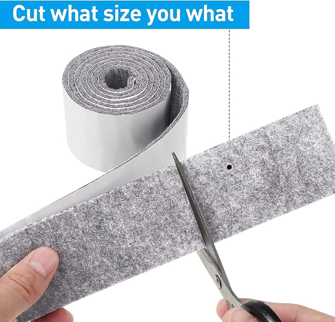 Shappy 2 Packs 120 x 2 x 0.12 Inch Felt Strips