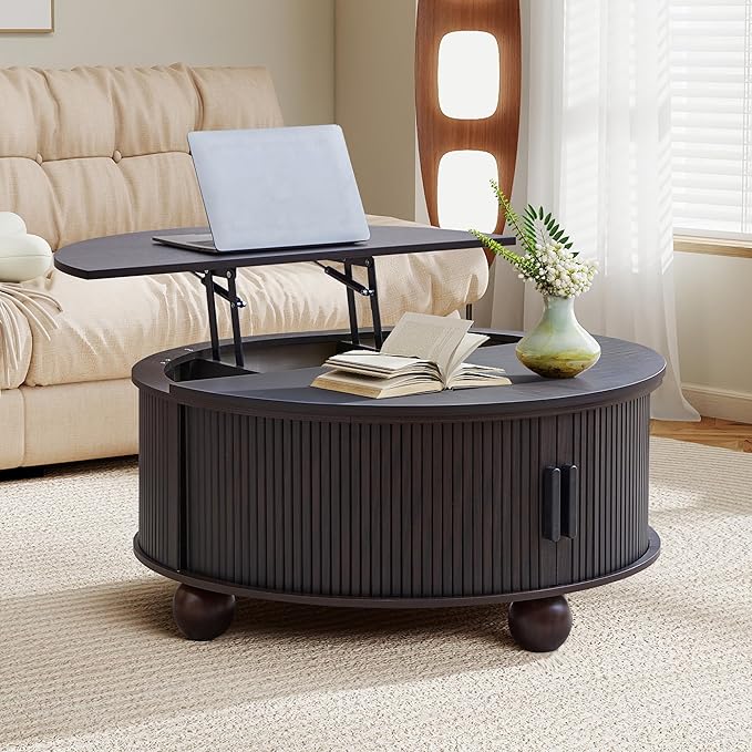 Round Lift Top Coffee Table