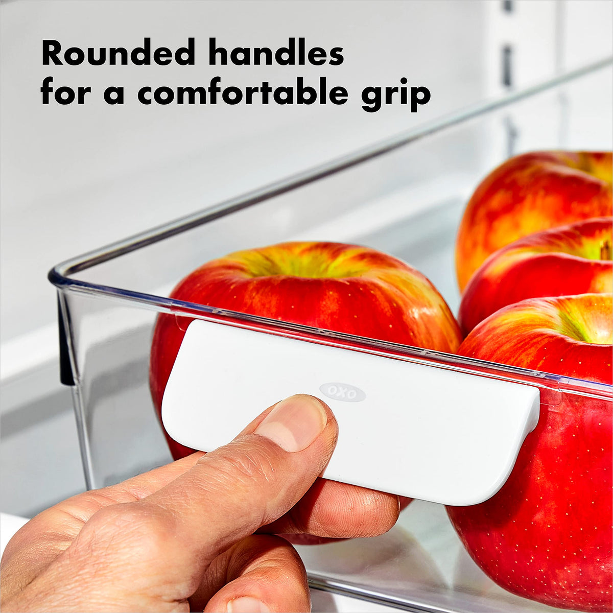 OXO Good Grips Fridge Organization Bin 8 in x 14 in - for Cheese, Meat, Fish and More