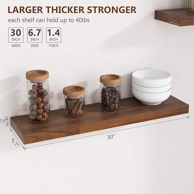 fuqing 30 Inch Floating Shelves