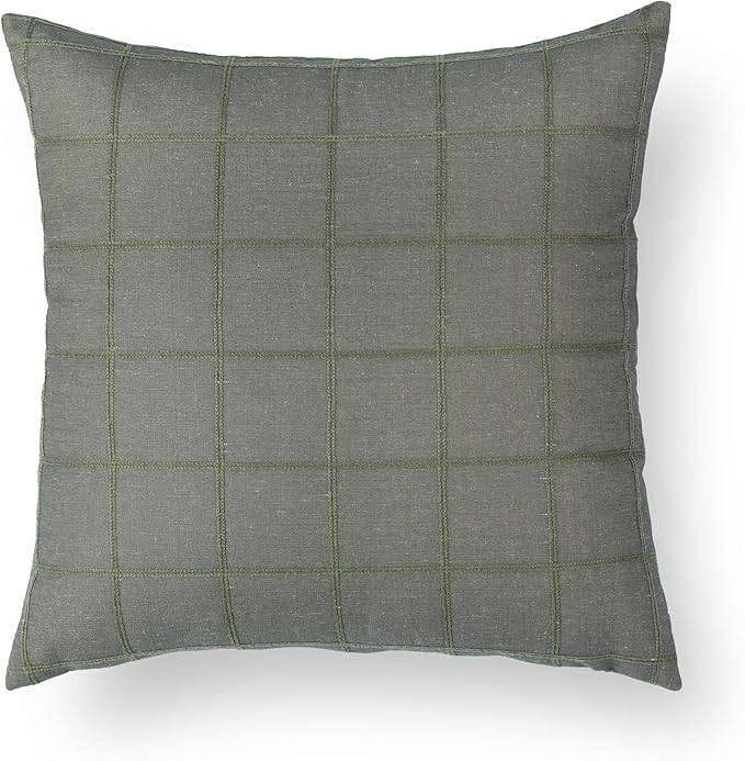 Crumbs Home Modern Farmhouse Fall Linen Indoor Outdoor Throw Pillow Cover Only