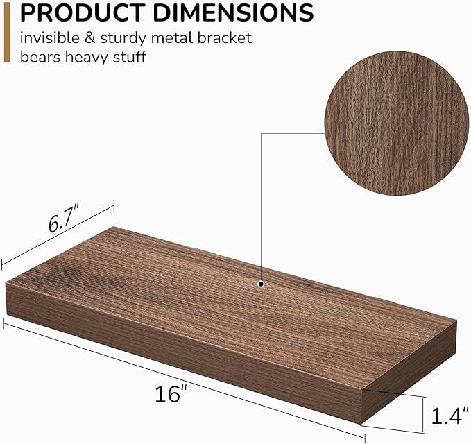 Fun Memories Floating Shelves