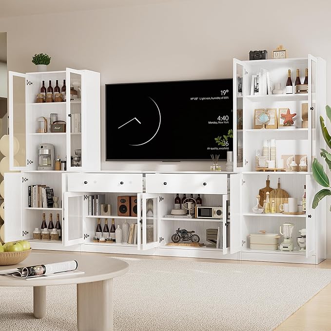 TUSY 71" TV Stand Storage Set