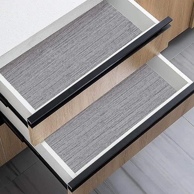 Grey Grasscloth Peel and Stick Wallpaper Faux Linen Textured Self Adhesive