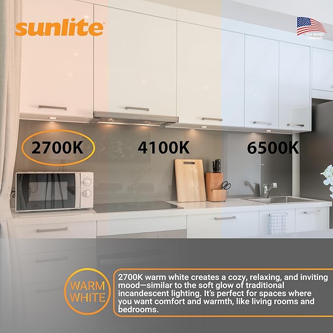 Sunlite LED R14 Mini Flood Light Bulbs, 4 Watts, 280 Lumens, Intermediate Base